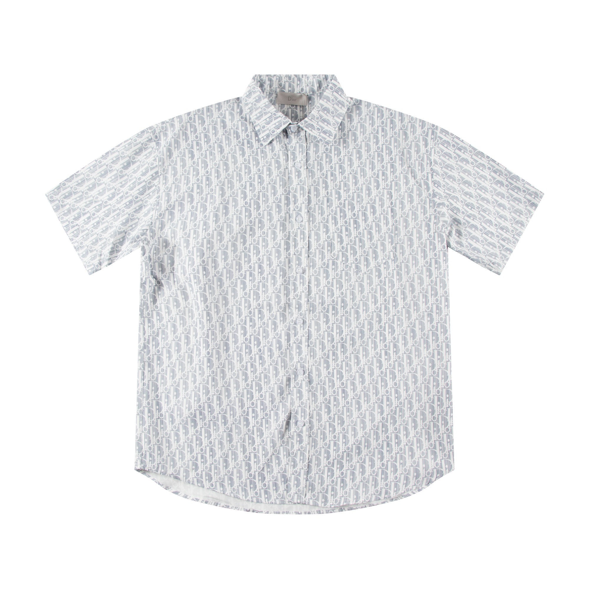 Estilo: 2024 nueva camisa de manga corta DIOR Material: Tela personalizada de versión alta Tamaño: S ~ XL Color: Gris N…
