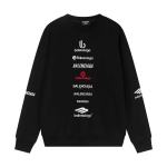 Balenciaga Clothing Shirts & Blouses Black Embroidery Unisex 1 Balenciaga Clothing Shirts & Blouses Black Embroidery Unisex