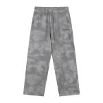 Balenciaga Clothing Pants & Trousers Grey Embroidery 1 Balenciaga Clothing Pants & Trousers Grey Embroidery