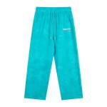 Balenciaga Clothing Pants & Trousers Blue Embroidery 1 Balenciaga Clothing Pants & Trousers Blue Embroidery