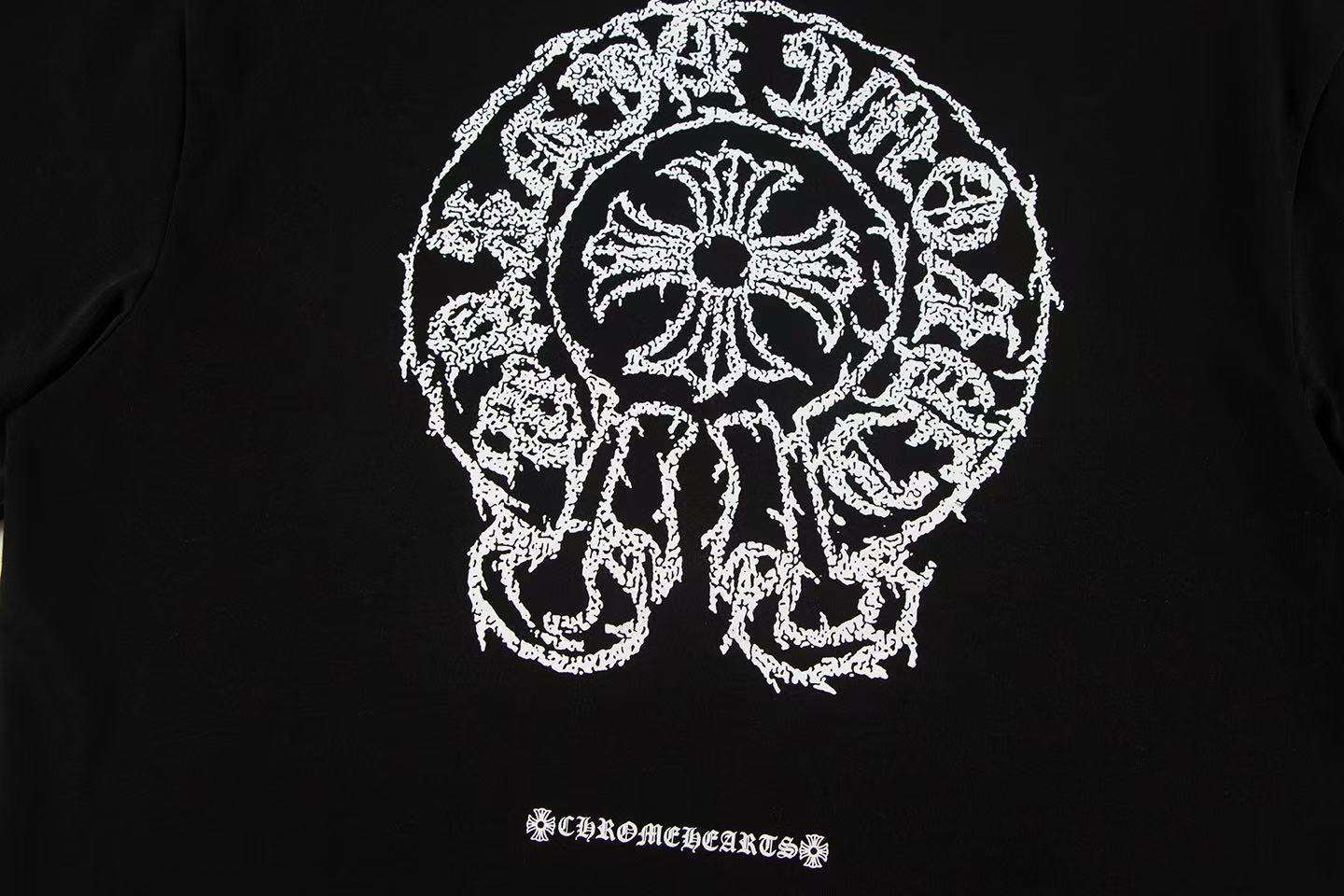 2025 Croker T-shirt: High-Quality Thickened Material, Black Color, Various Sizes - 图片 5