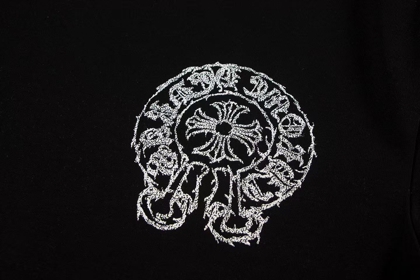 2025 Croker T-shirt: High-Quality Thickened Material, Black Color, Various Sizes - 图片 3