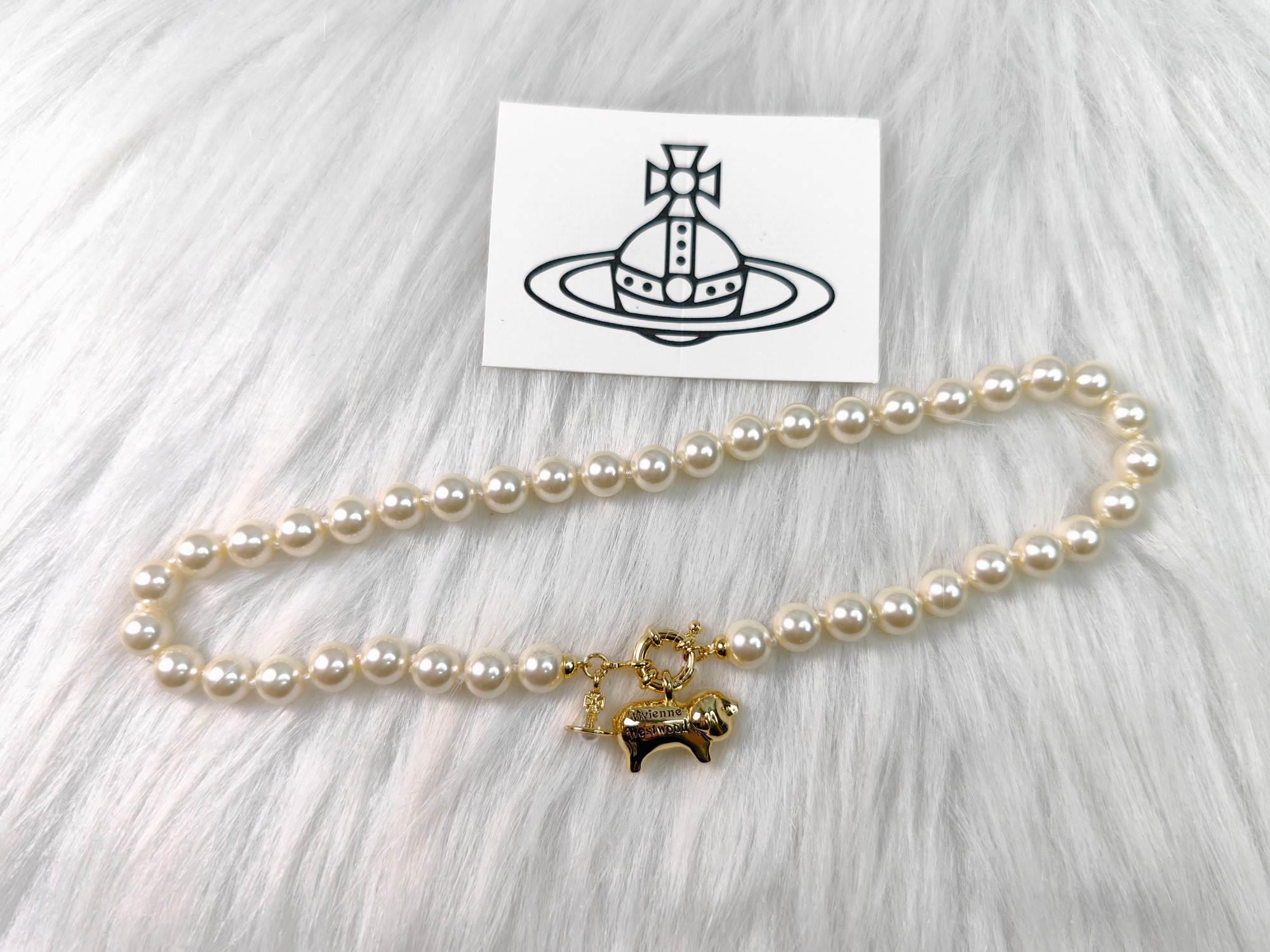 NO:103266,Pig Pearl Bracelet Necklace One Platinum, Two Colors of Gold, Queen Mother's Necklace, Necklace, Bracelet, Gold19860909小猪珍珠手链项链一白金,黄金两个色,西太后项链,necklace,bracelet,gold,Jewelry