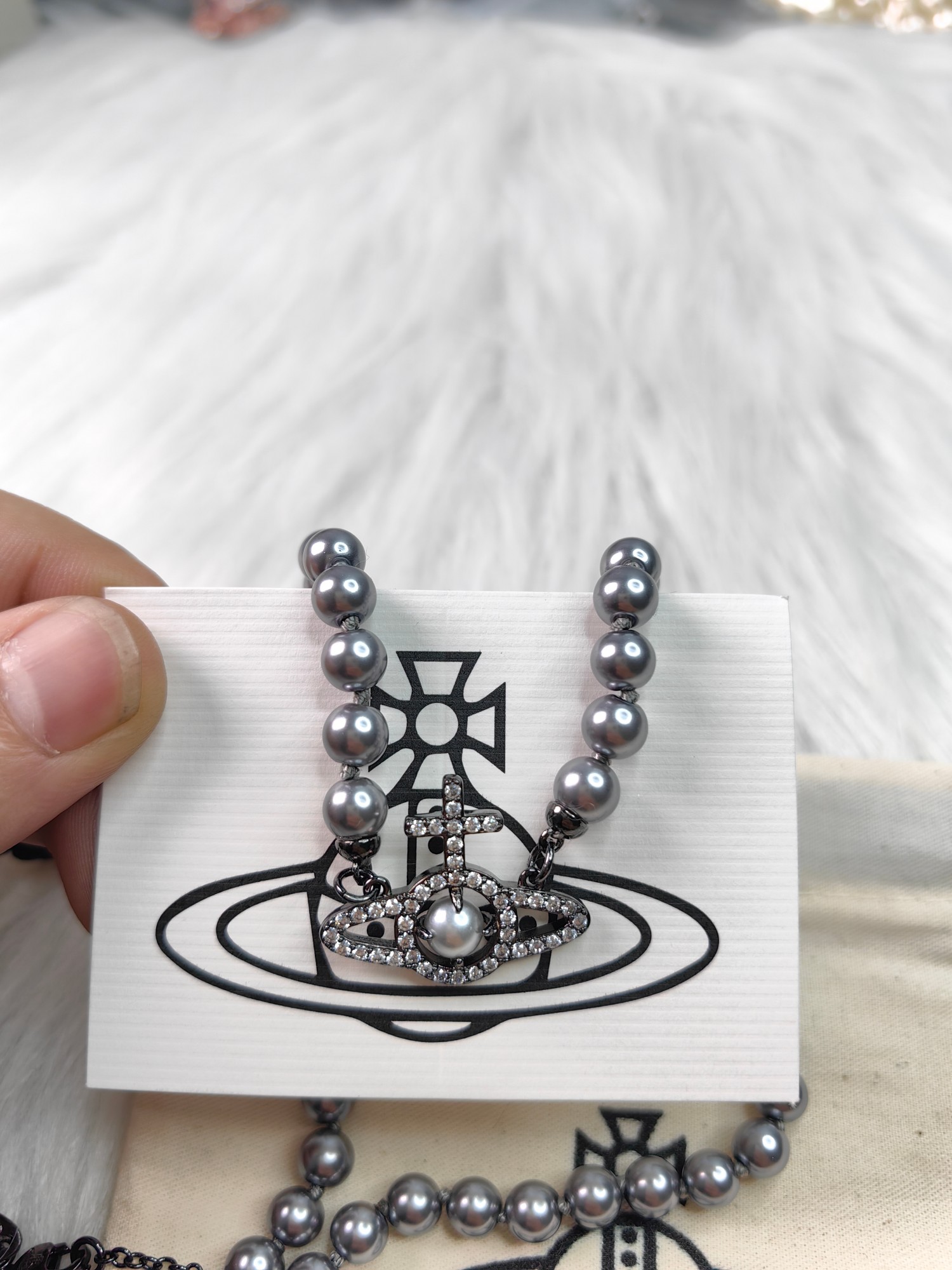 NO:102929,Queen Mother Citizen cross-line pearl necklace with black gun dark gray pearl, Queen Mother Citizen necklace, necklace19860909西太后十字线条珍珠项链一黑枪色深灰珍珠,西太后项链,necklace,Jewelry