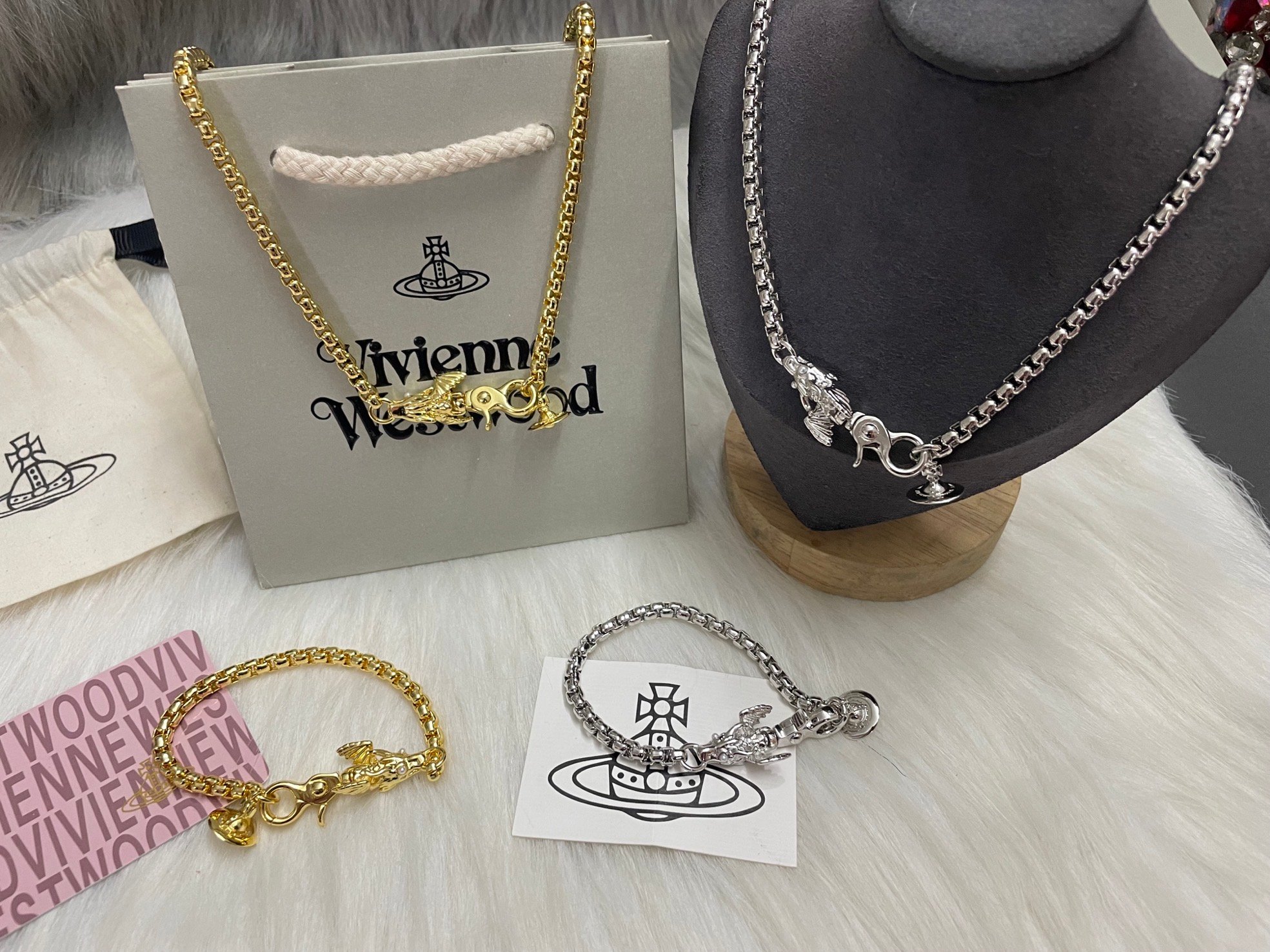NO:103175,Necklace P90 bracelet Queen Mother's Limited Vivienne Westwood DRAGON Dragon Year Zodiac Saturn Bracelet Necklace Queen Mother's Necklace Queen Mother's Bracelet Necklace Bracelet19860909项链p90手链 西太后限量Vivienne Westwood DRAGON龙年生肖土星手链项链,西太后项链西太后手链,necklace,bracelet,Jewelry