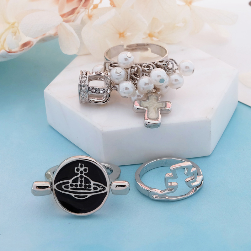 NO:102945,Queen Mother Crown Pearl Open Ring, adjustable, Queen Mother Crown Ring, ring19860909西太后皇冠珍珠开口戒指,可调节,西太后戒指,ring,Jewelry