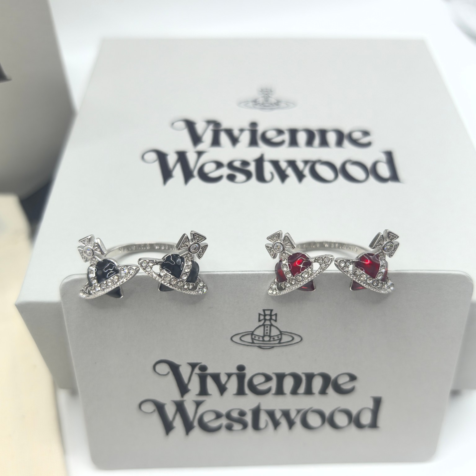 NO:103058,Planet Love Queen Mother of the Queen Mother of the West, Saturn's opening ring can be adjusted with micro-adjustable punk shaking little red book versatile style, Queen Mother of the West, ring19860909星球之恋西太后双爱心土星开口戒指可微调节朋克摇小红书百搭款,西太后戒指,ring,Jewelry