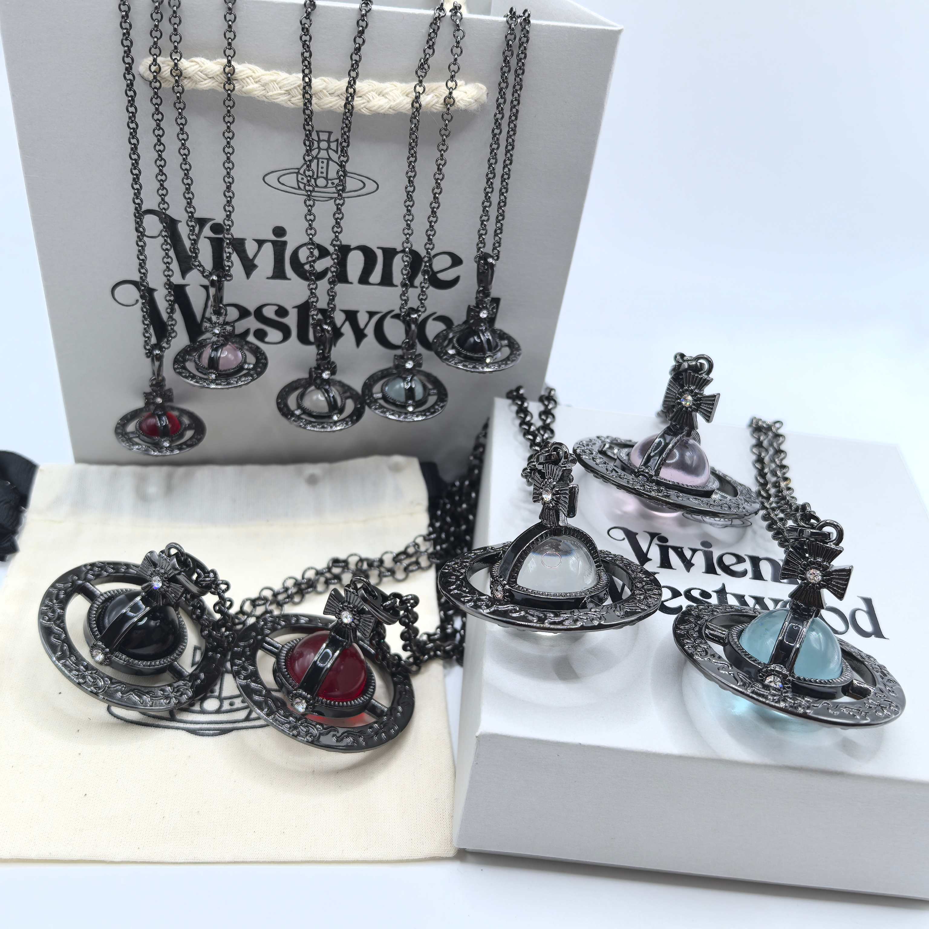 NO:102629,The Queen Mother of the Cities three-dimensional large retro carved gun black purple red blue, white ORB large Saturn necklace sweater chain versatile, Queen Mother of the Cities necklace, sweaters, necklace19860909西太后立体大号复古雕花枪黑紫色红色兰色,白色ORB大号土星项链毛衣链百搭,西太后项链,sweaters,necklace,Jewelry