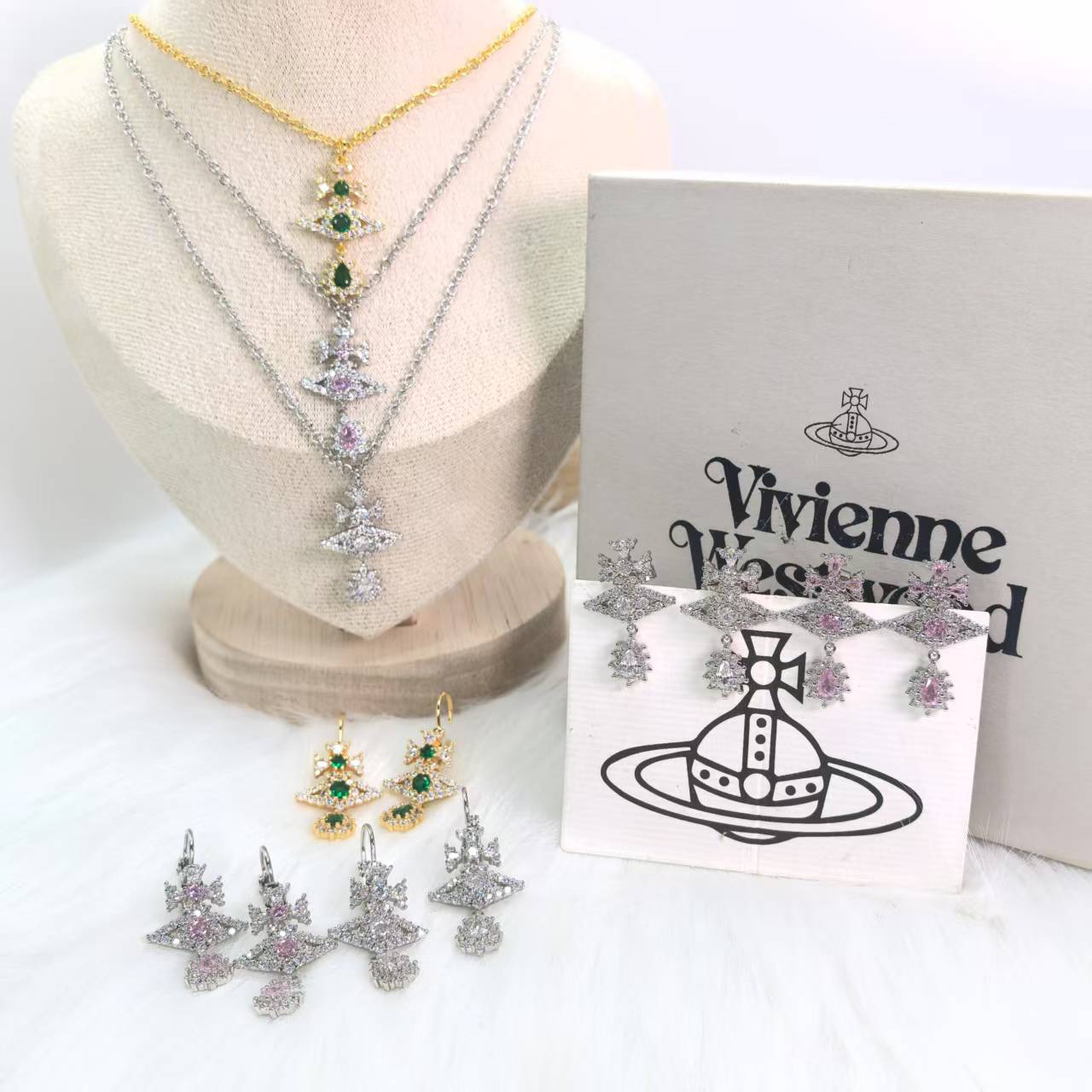 NO:541630,Queen Mother Saturn Masha Fairy Tears, Queen Mother Necklace Queen Mother Earrings, Necklace19860909西太后土星Masha仙女泪,西太后项链西太后耳钉,necklace,Jewelry