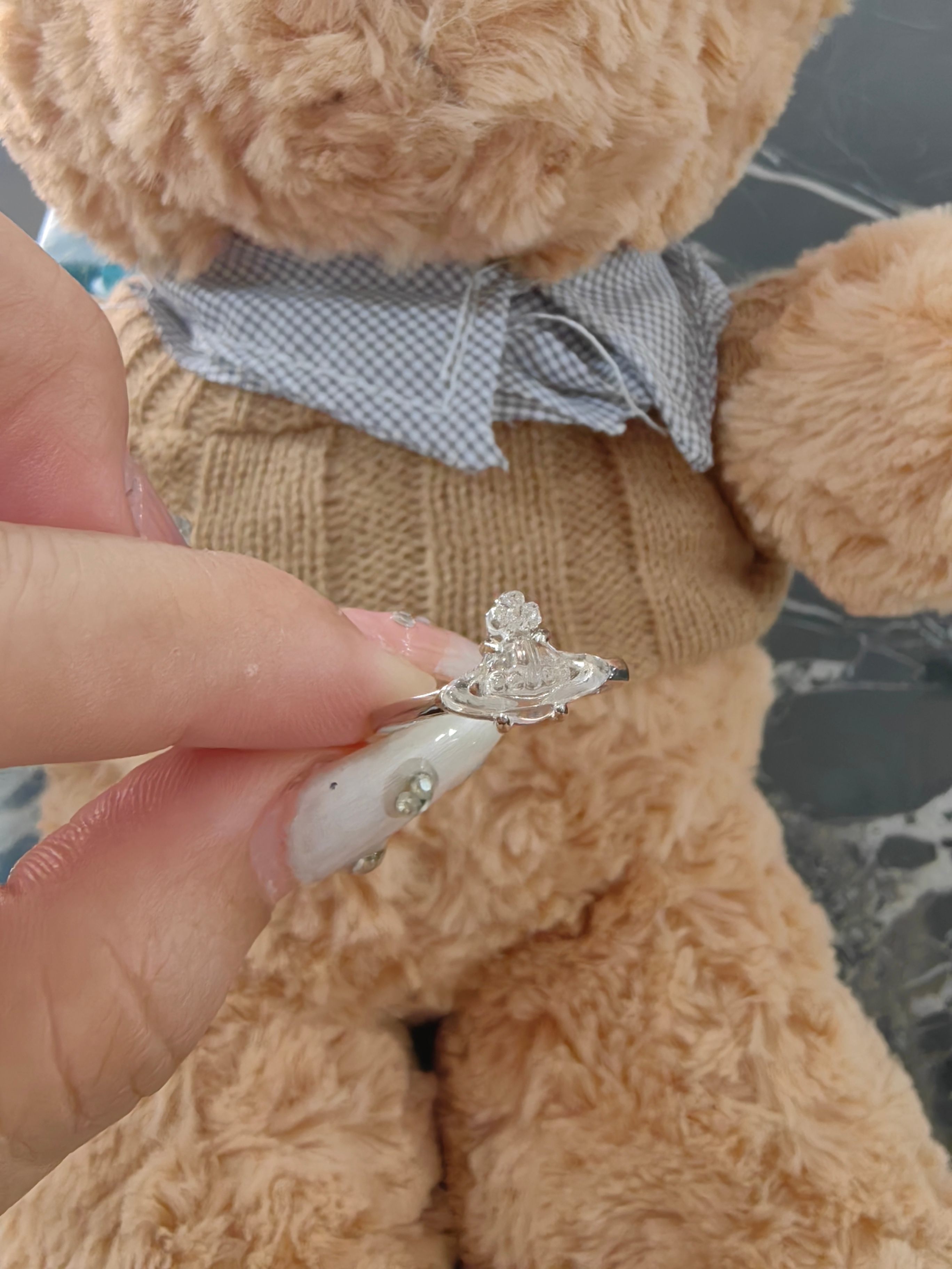 NO:360018,The Queen Mother Candy is super sweet, small and versatile and sweet style women's necklace, cross chain, candy bracelet earrings, necklaces are all in stock, ring size 678, Queen Mother Ring, necklace, bracelet, ring19860909西太后糖果超甜小巧百搭甜美风女项链十字链糖果手链耳钉戒指项链都有现货,戒指尺寸678,西太后戒指,necklace,bracelet,ring,Jewelry