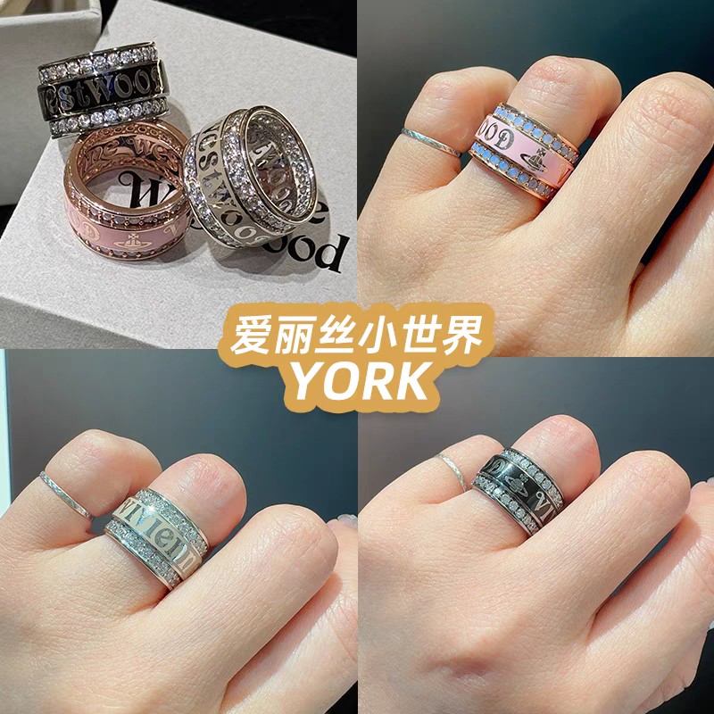 NO:361791,Queen Mother of the Cities York full diamond wide version painted ring ring 678, Queen Mother of the Cities ring, ring19860909西太后York满钻宽版烤漆指环戒指678,西太后戒指,ring,Jewelry