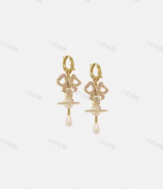NO:360813,Queen Mother Rigoberta bow water drop earrings a golden color, Queen Mother earrings, earrings, gold19860909西太后Rigoberta蝴蝶结水滴耳环一黄金色,西太后耳钉,earrings,gold,Jewelry