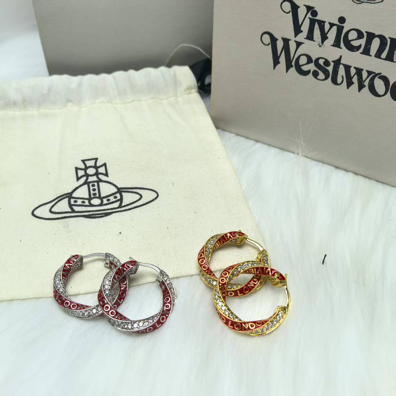 NO:360717,Queen Mother Vivian Earrings ROZALIA Fully Drilled Earrings Saturn Earrings, Queen Mother Earrings, Earrings19860909西太后薇薇安耳环ROZALIA满钻耳钉土星耳圈,西太后耳钉,earrings,Jewelry