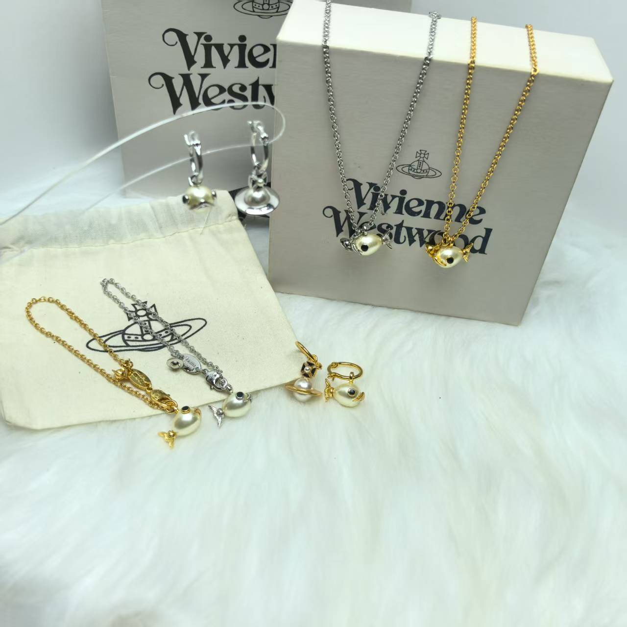 NO:360947,The Queen Mother Cute Clothing Clown Fish Necklace in Platinum, Queen Mother Clothing Necklace, Necklace19860909西太后可爱小丑鱼项链一白金色,西太后项链,necklace,Jewelry