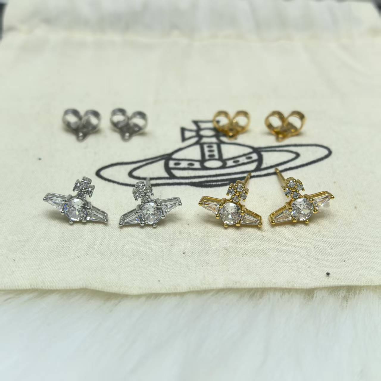 NO:361646,The Queen Mother of the Cialis Ofelia's baguette earrings two colors, the Queen Mother of the Cialis19860909西太后Ofelia法棍耳钉二个色现货,西太后耳钉,Jewelry