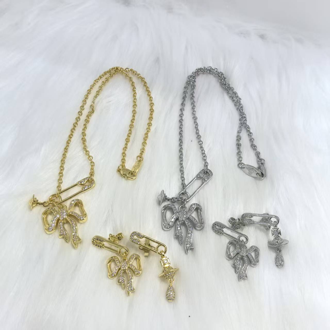 NO:688916,Queen Mother Saturn Bow Pin Earrings, Queen Mother Earrings, earrings19860909西太后土星蝴蝶结别针耳环,西太后耳钉,earrings,Jewelry