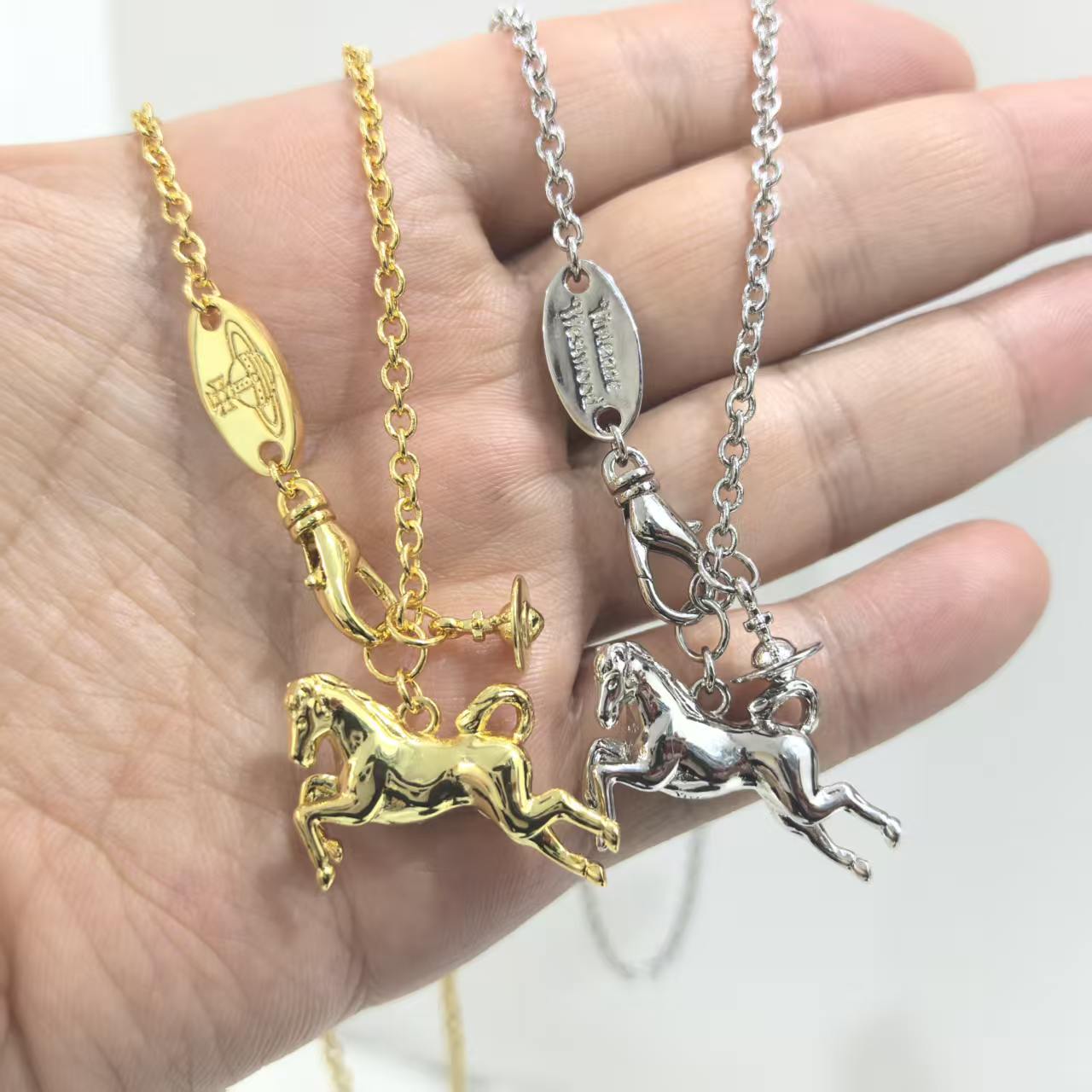 NO:741511,The Queen Mother of the West's new product for the Year of the Horse, Saturn pendant, horse-shaped pendant series necklace, Queen Mother of the West necklace, necklace19860909西太后马年新品土星坠子马形吊坠系列项链,西太后项链,necklace,Jewelry