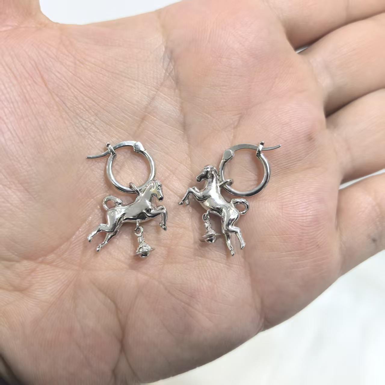 NO:741509,The Queen Mother's new horse earrings and earrings for the Year of the Horse, good luck immediately, the Queen Mother's earrings, earrings19860909西太后新品马耳环和马年 耳钉 马上好运,西太后耳钉,earrings,Jewelry