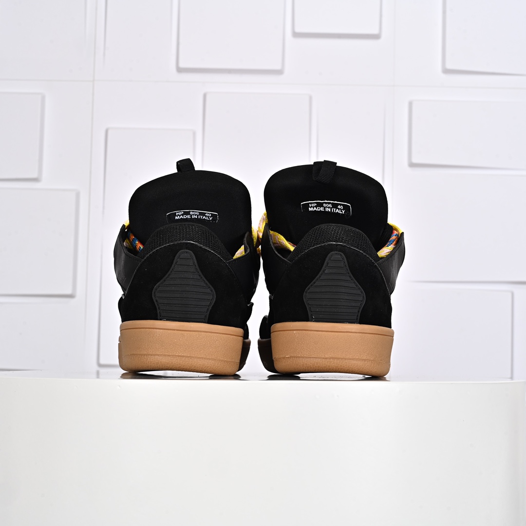 360 LANVIN CURB 人气单品 LANVIN浪凡三代 最新走秀款CURB系列休闲运动鞋