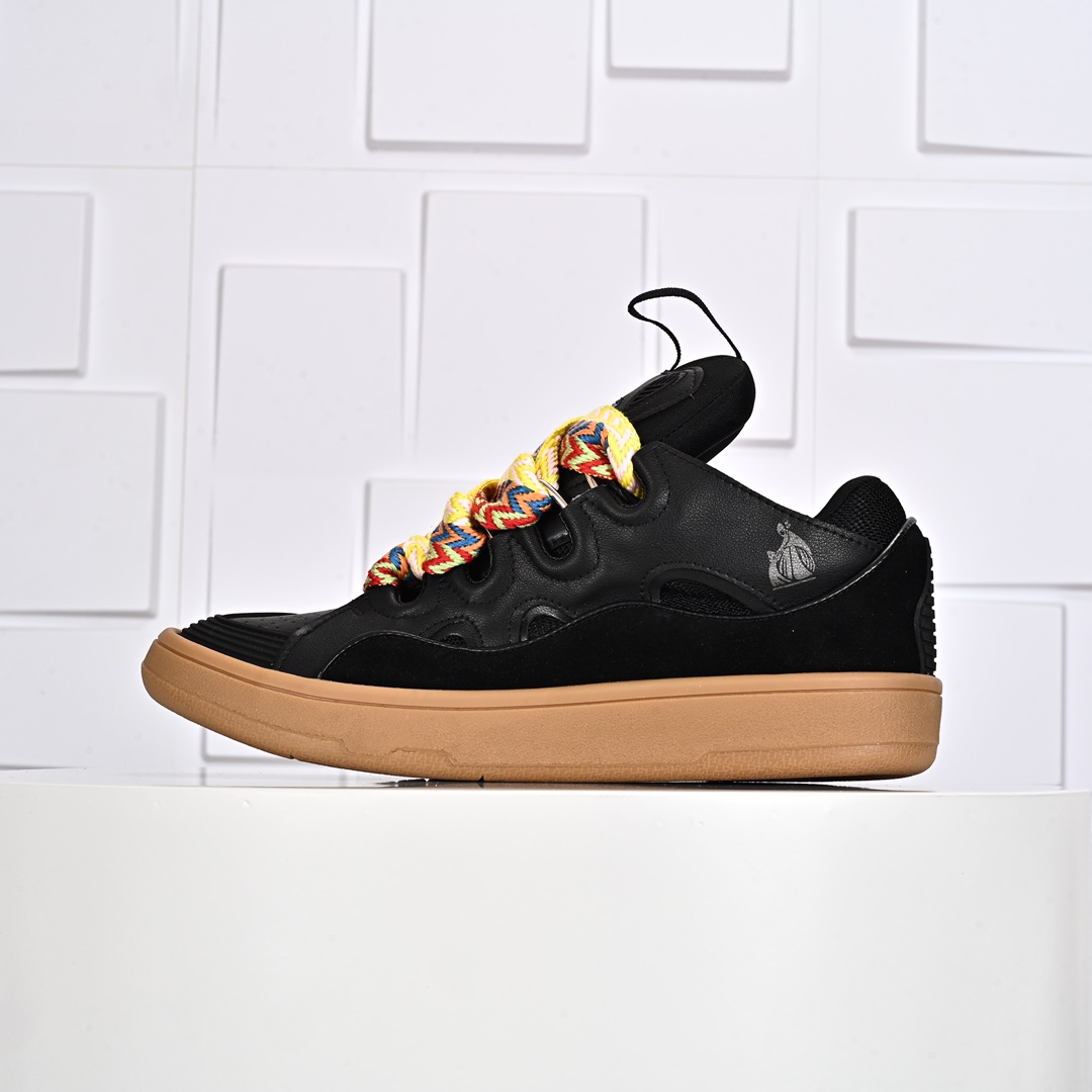360 LANVIN CURB 人气单品 LANVIN浪凡三代 最新走秀款CURB系列休闲运动鞋