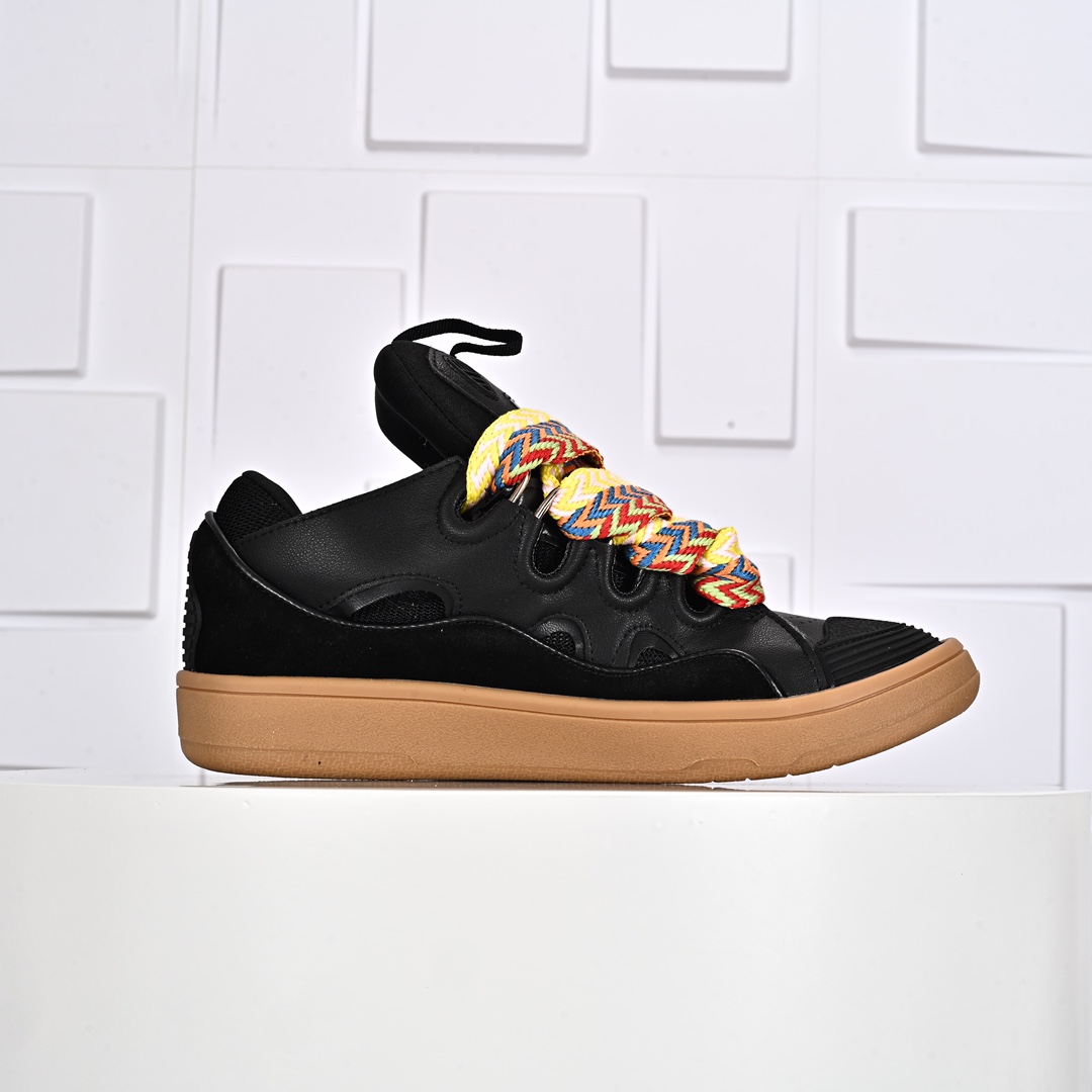 360 LANVIN CURB 人气单品 LANVIN浪凡三代 最新走秀款CURB系列休闲运动鞋