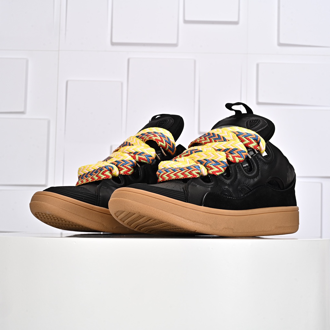 360 LANVIN CURB 人气单品 LANVIN浪凡三代 最新走秀款CURB系列休闲运动鞋