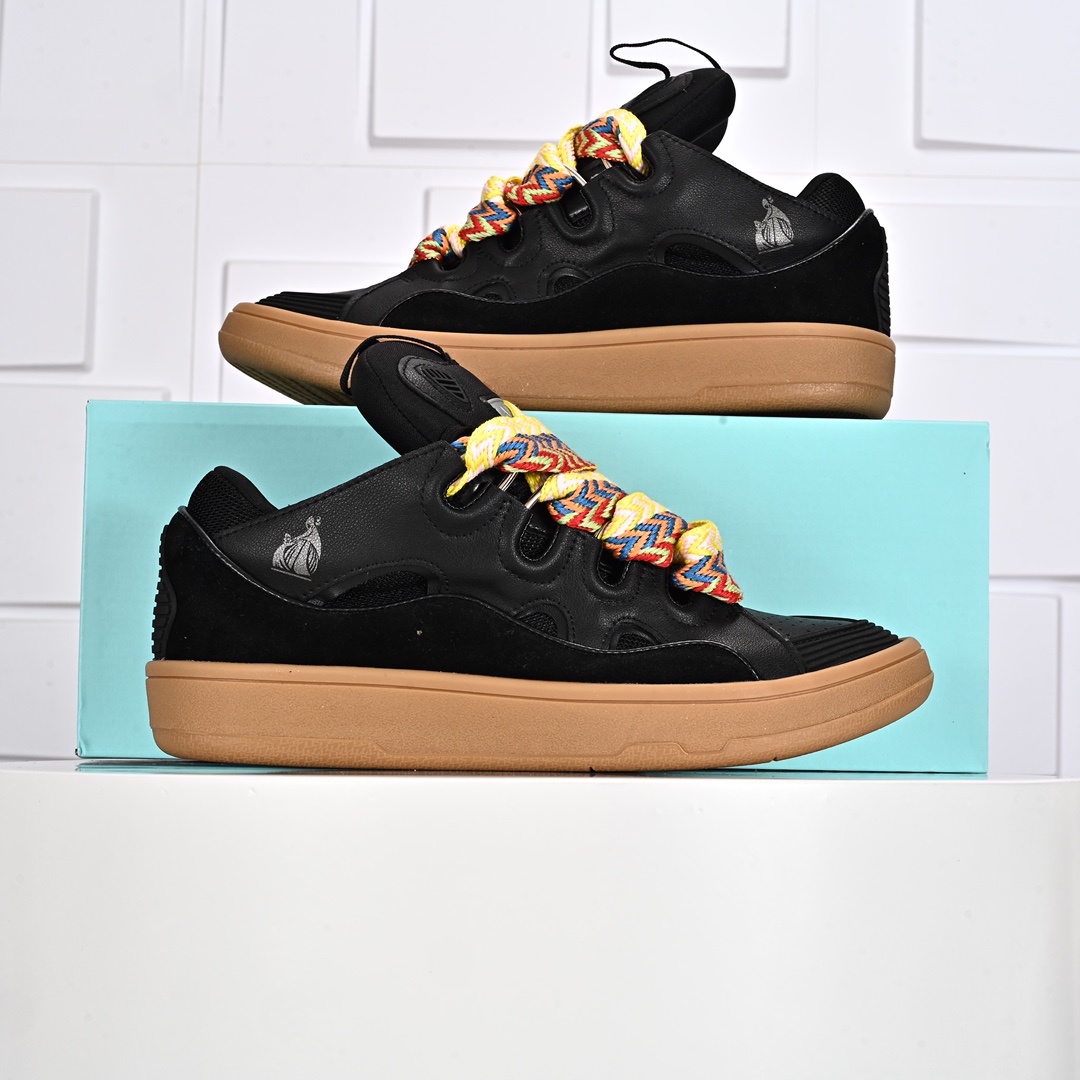 360 LANVIN CURB 人气单品 LANVIN浪凡三代 最新走秀款CURB系列休闲运动鞋