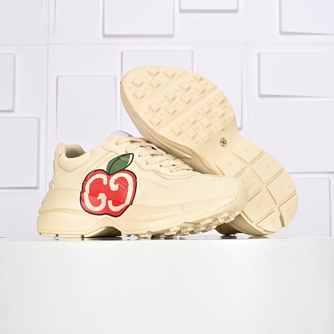 320 Gucci Rhyton Vintage Trainer Sneaker 古驰老爹鞋 陆续补货 好价长期供应海淘商家混卖版