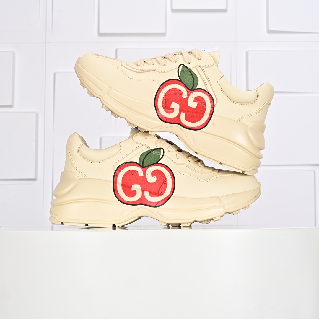 320 Gucci Rhyton Vintage Trainer Sneaker 古驰老爹鞋 陆续补货 好价长期供应海淘商家混卖版