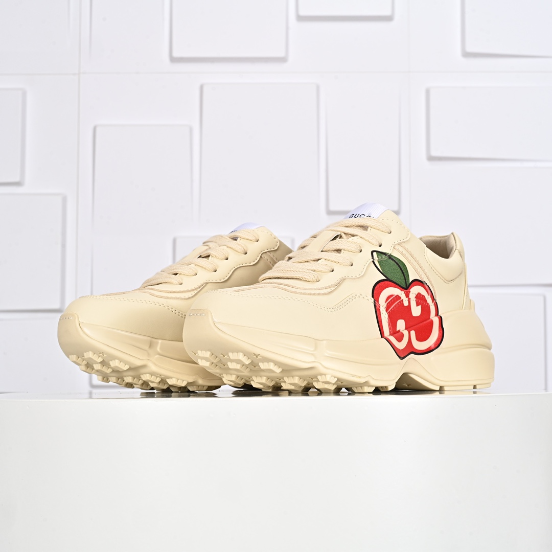320 Gucci Rhyton Vintage Trainer Sneaker 古驰老爹鞋 陆续补货 好价长期供应海淘商家混卖版
