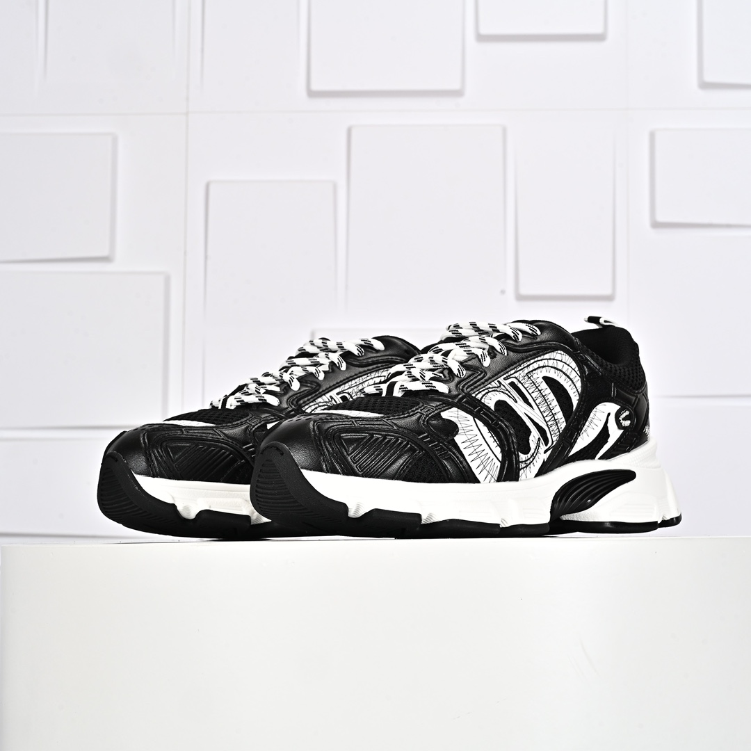 420 迪奥/Dior Chrono Low Sneaker 什洛诺系列低帮经典增高老爹风系带复古休闲运动慢跑鞋 KCK414TRL_S49G