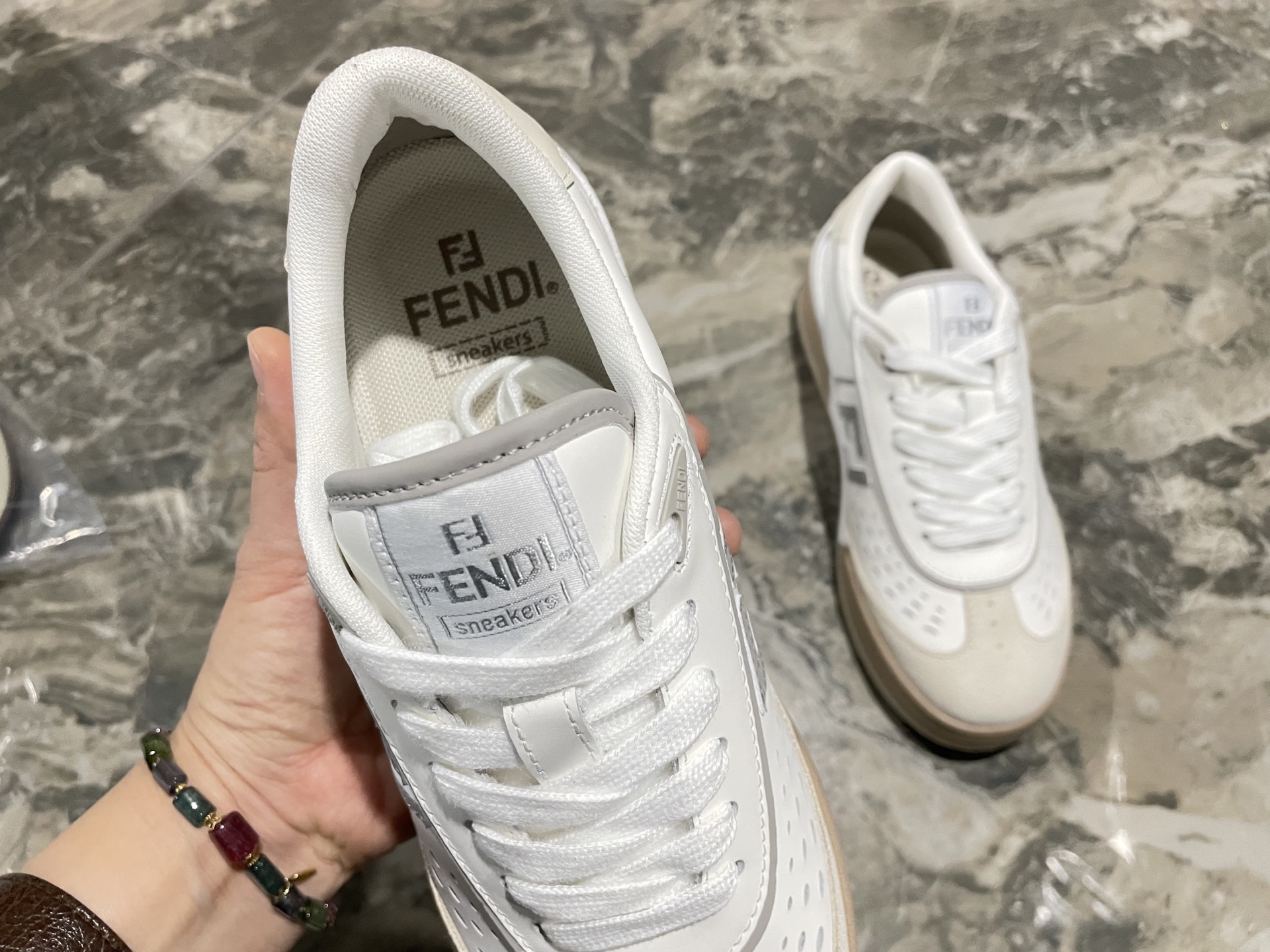 Fendi Style Leather Men's Shoes style reference detail image 7 from source 781760