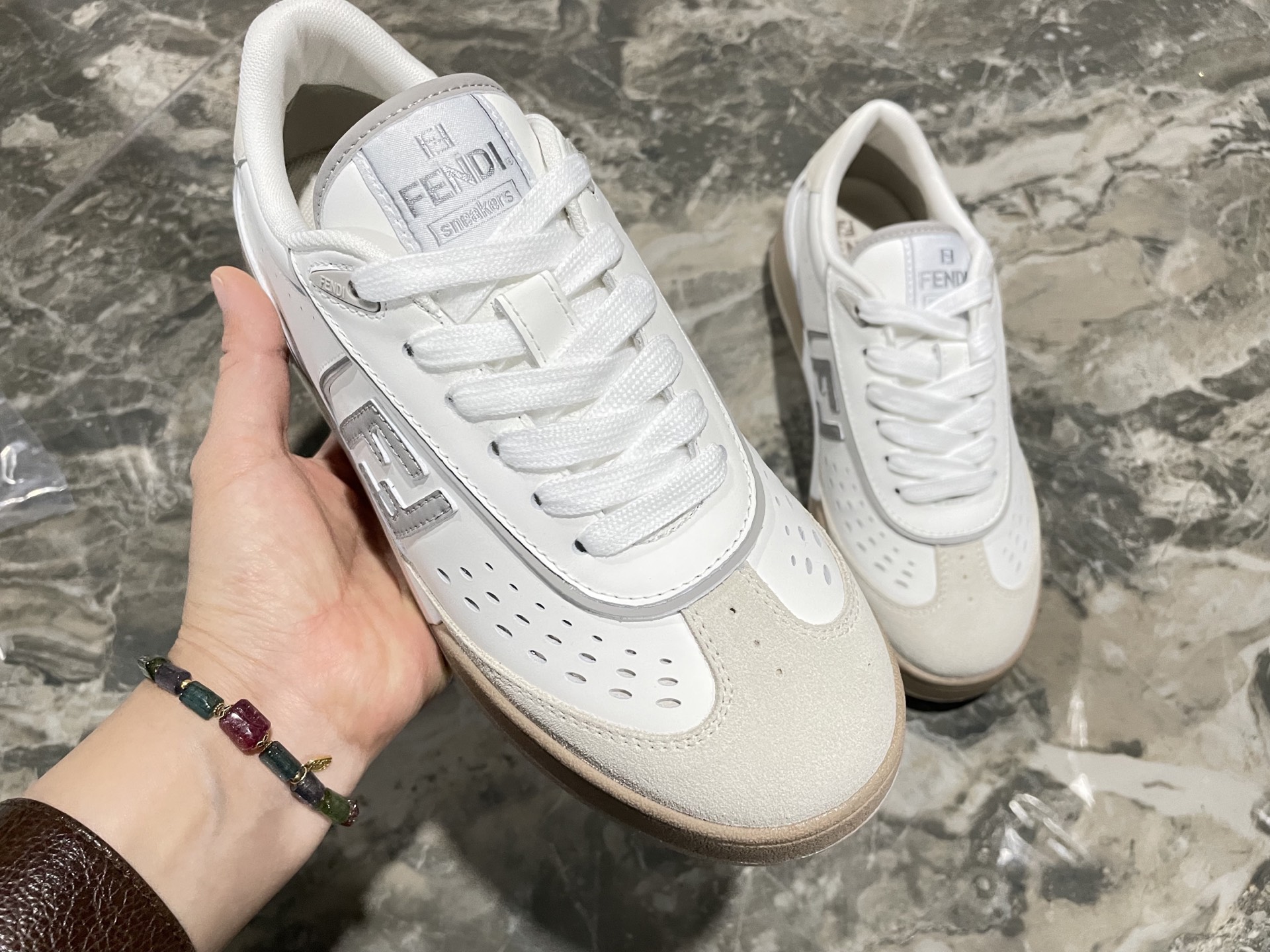 Fendi Style Leather Men's Shoes style reference detail image 6 from source 781760