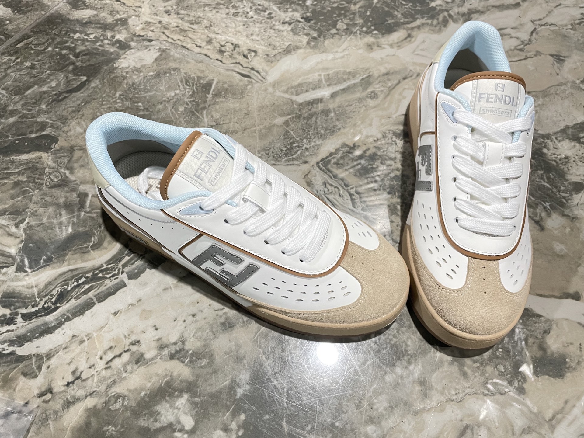Fendi Style Leather Men's Shoes style reference detail image 4 from source 781737