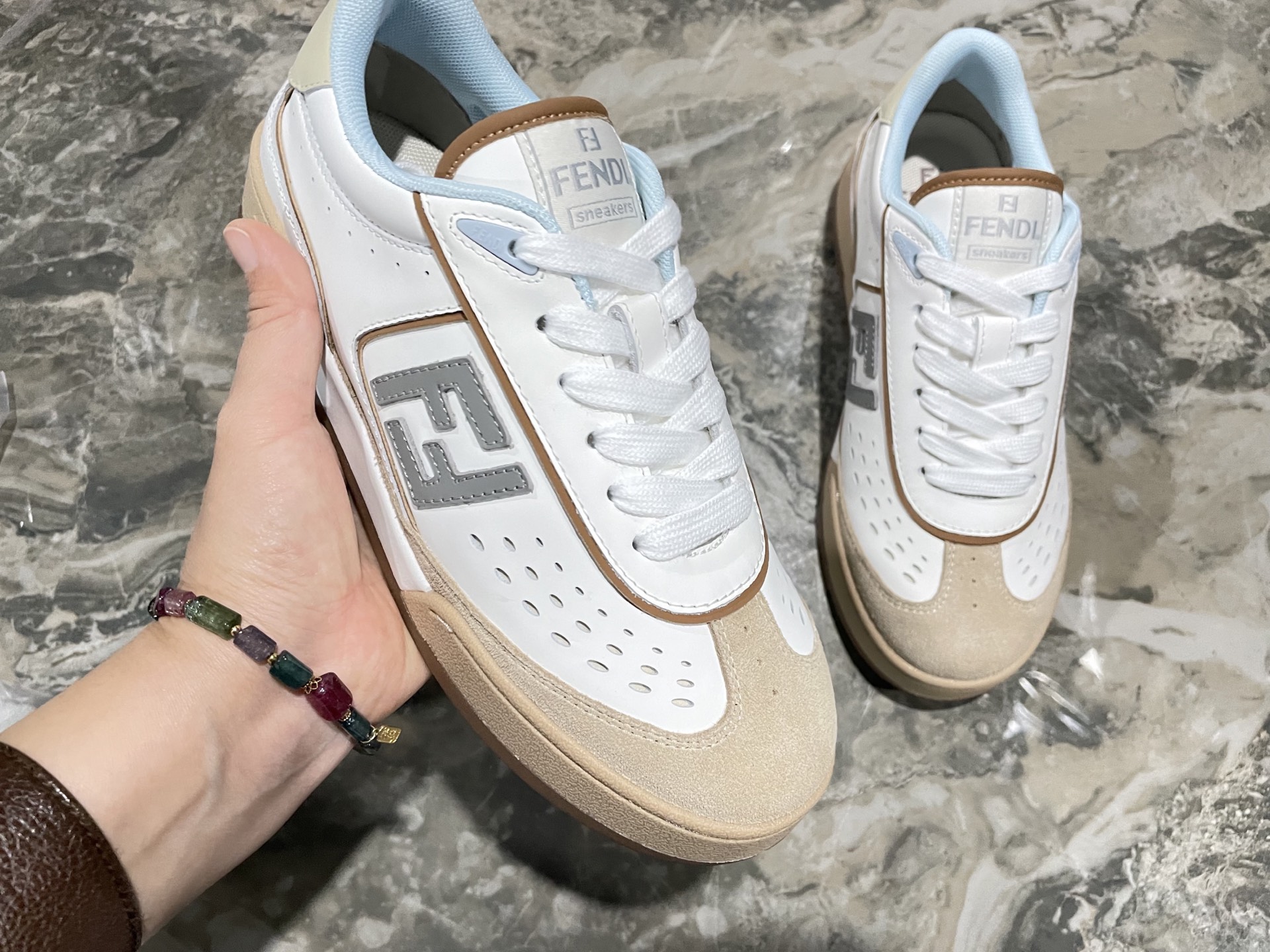 Fendi Style Leather Men's Shoes style reference detail image 7 from source 781737