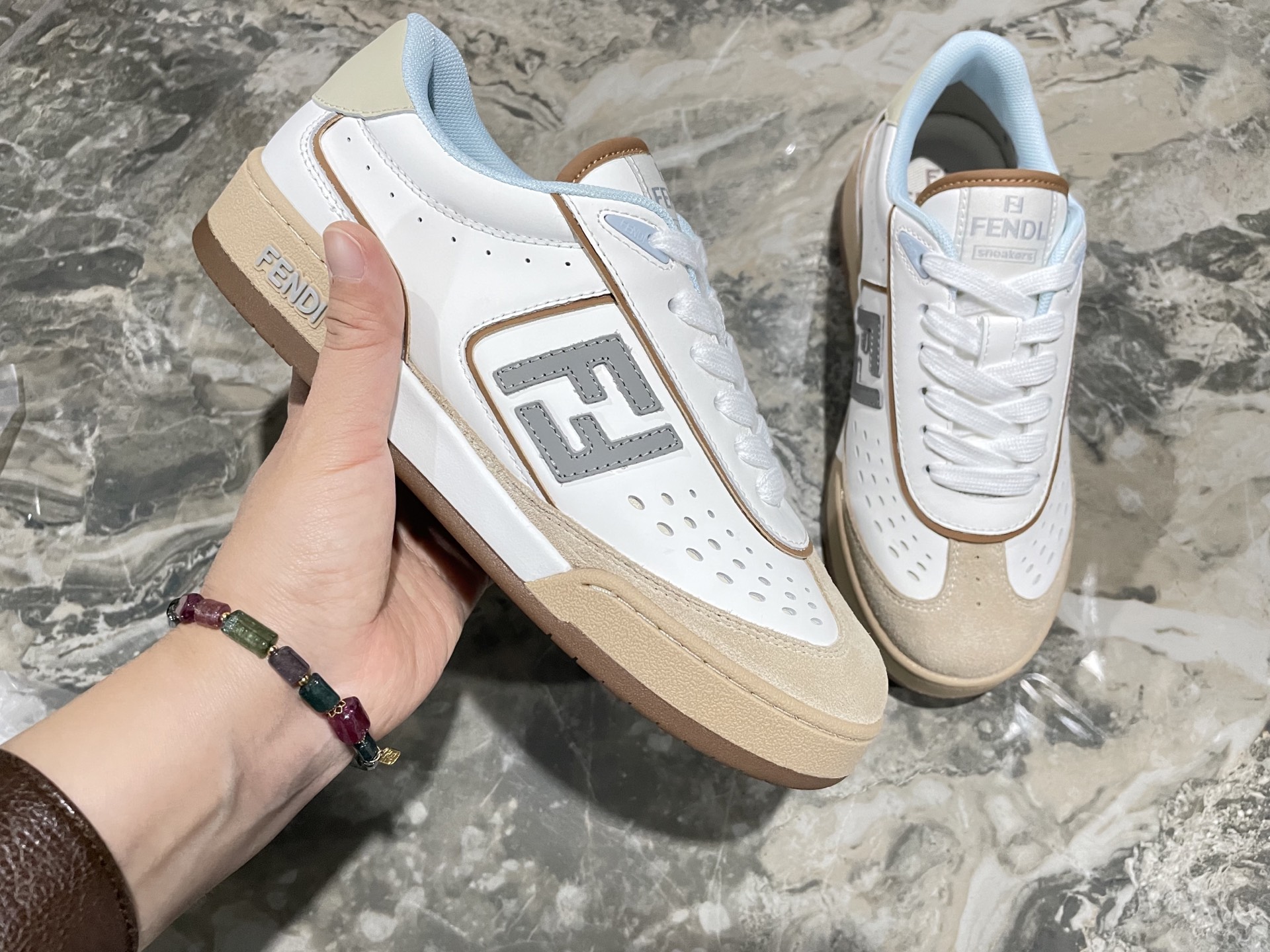 Fendi Style Leather Men's Shoes style reference detail image 6 from source 781737