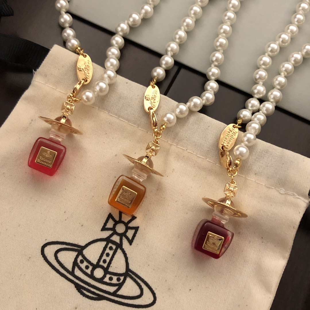 Колье розовый