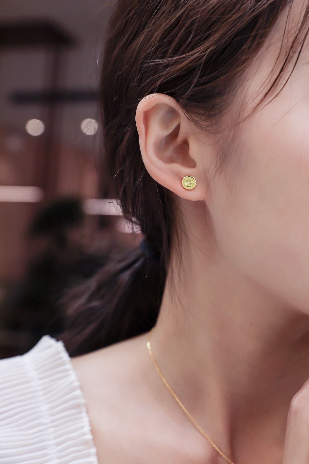 👄【精工版本】卡地亚耳钉😍经典LOVE系列 螺丝印 耳钉 电镀 18k 金工艺 专柜版本 一比一质量  