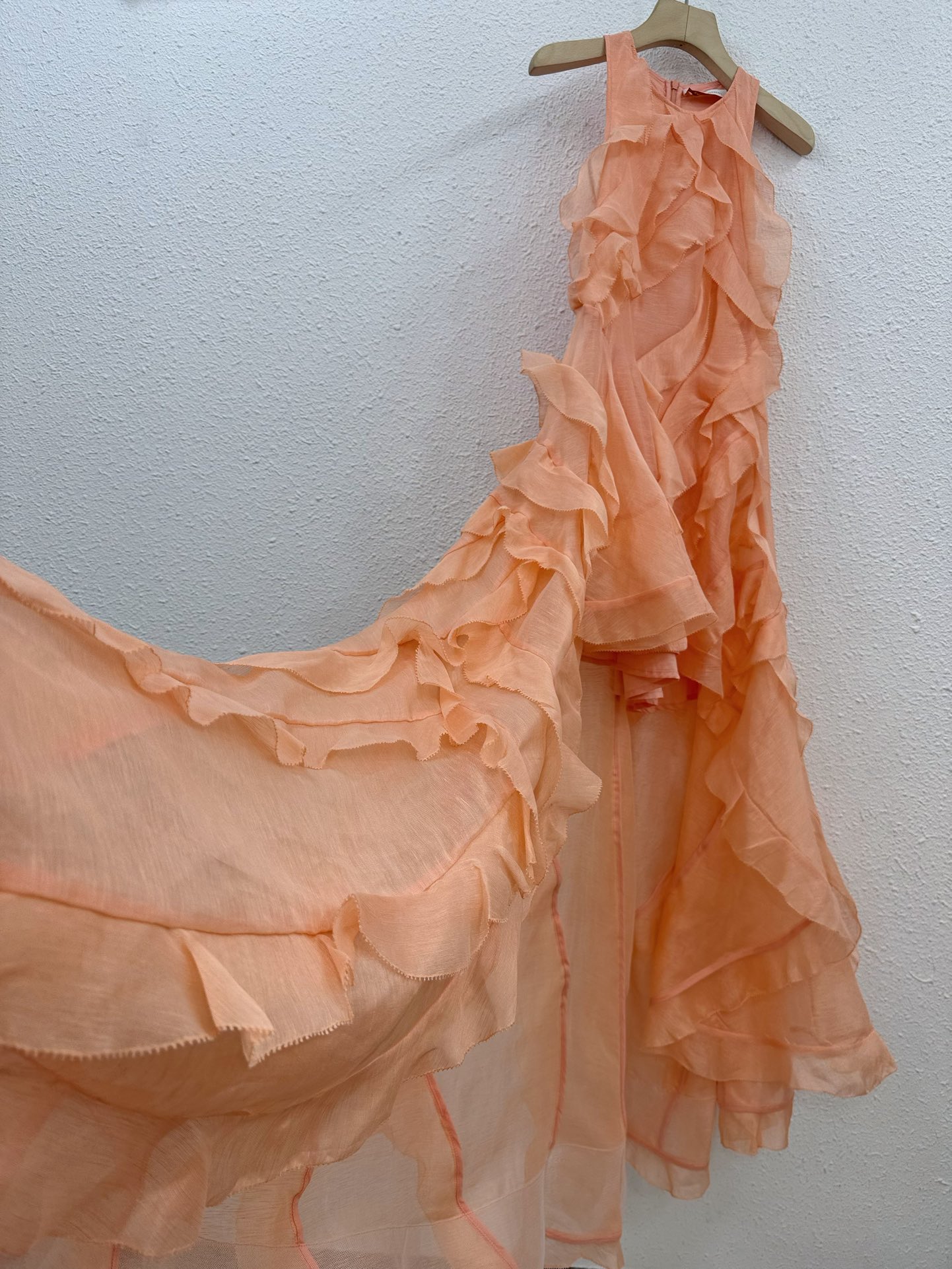 Elegant Irregular Silk Linen Dress - Comfortable & Stylish, Various Sizes Available 3 i1724653990 7986 7