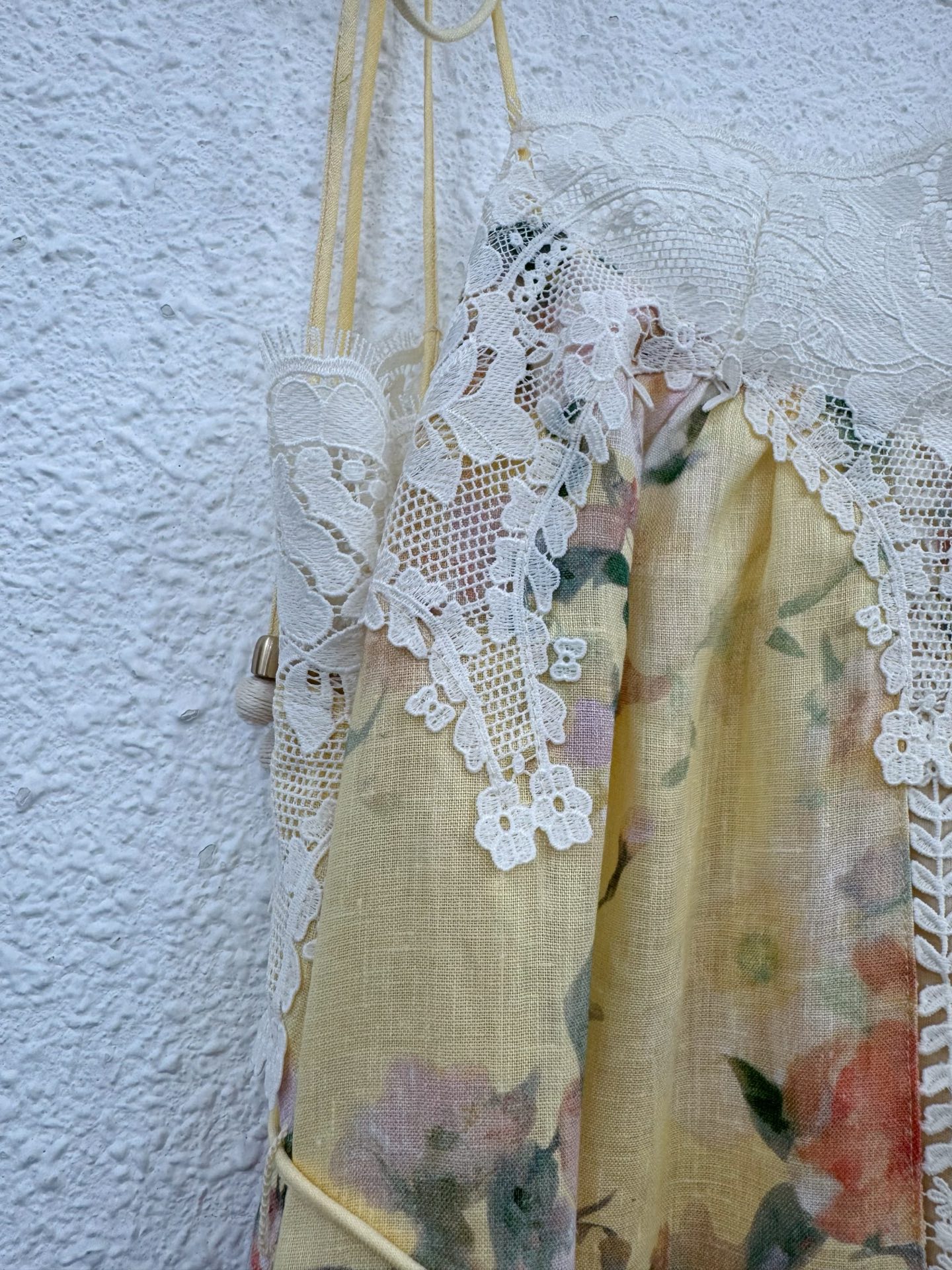 Elegant Linen Blend Floral Lace Dress - Perfect for Spring & Summer 5 i1746239684830 9960 0 3