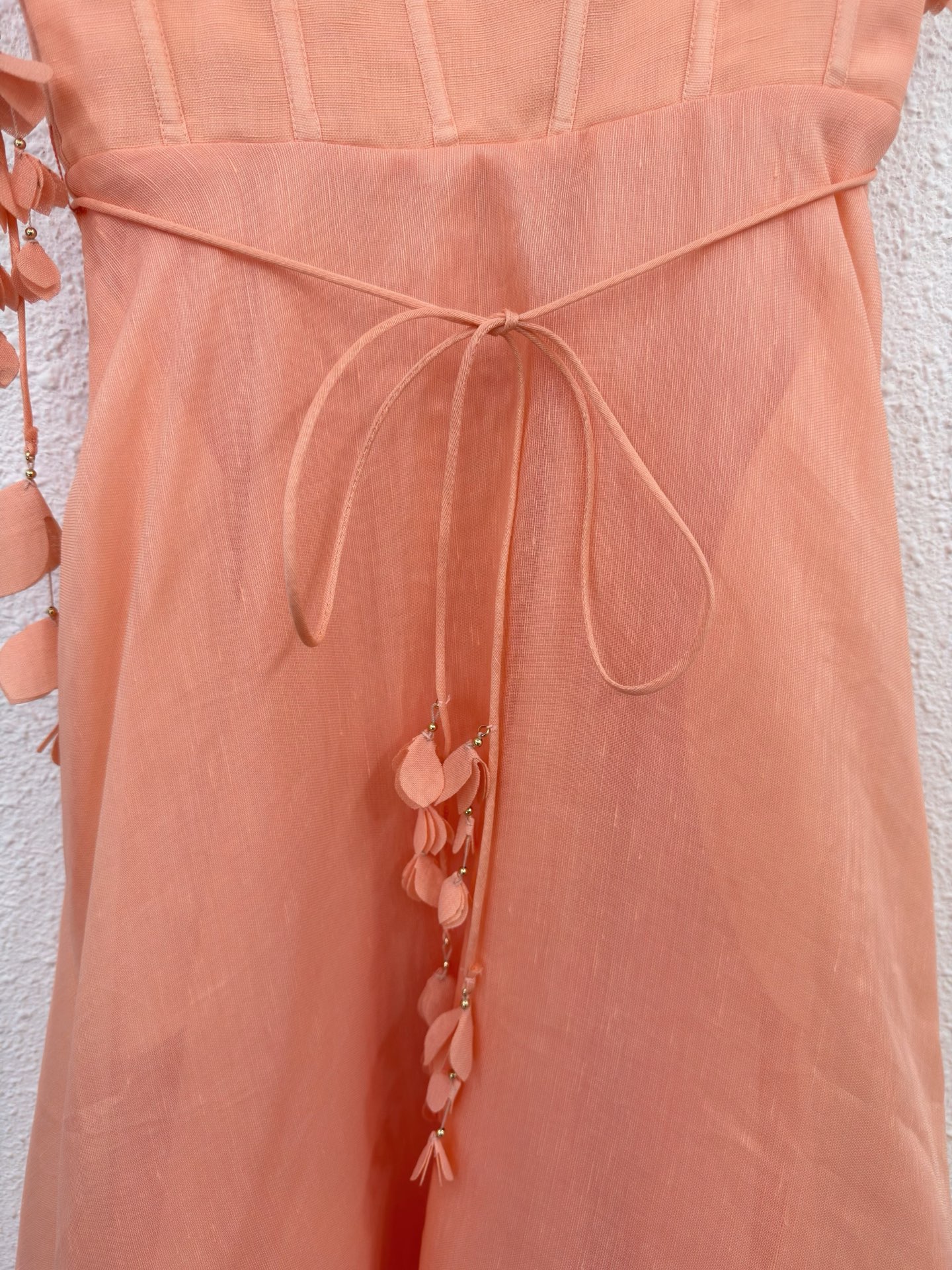 Elegant Floral Lace-Up Silk Linen Dress - Chic & Unique Design 8 i1746245900223 6288 0 5