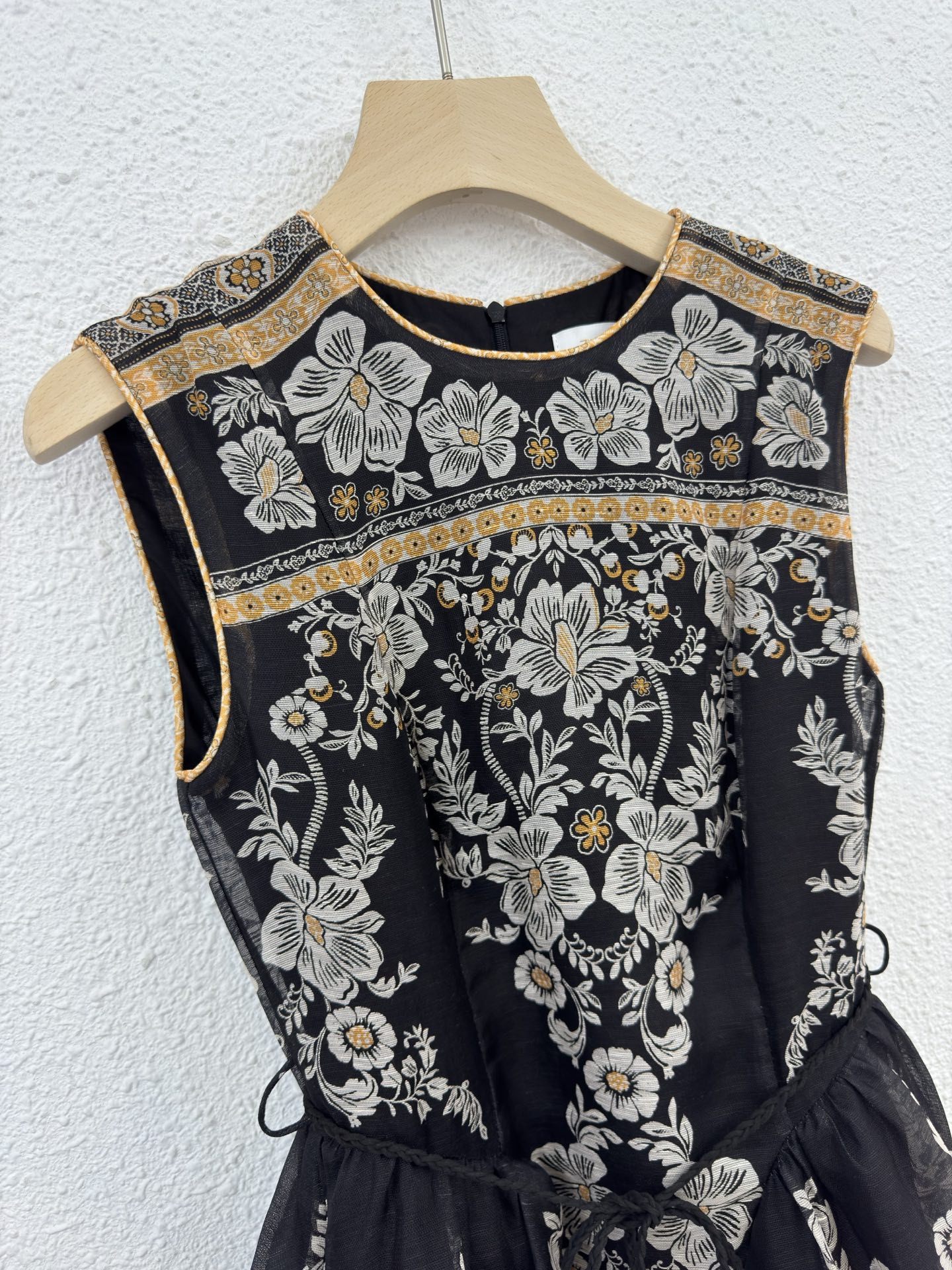 Elegant Floral Silk Linen Blend Dress - Perfect for Any Occasion 3 i1746252806495 2031 0 3