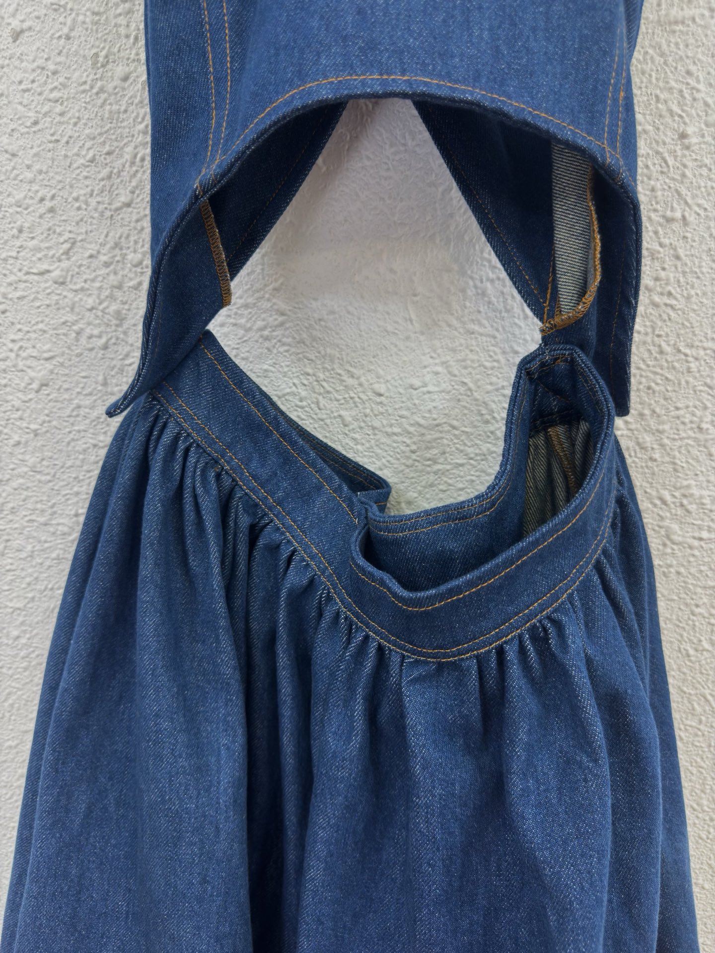 Elegant Backless Denim Dress - Chic & Comfortable, 100% Cotton 9 i1746259597875 7279 0 6
