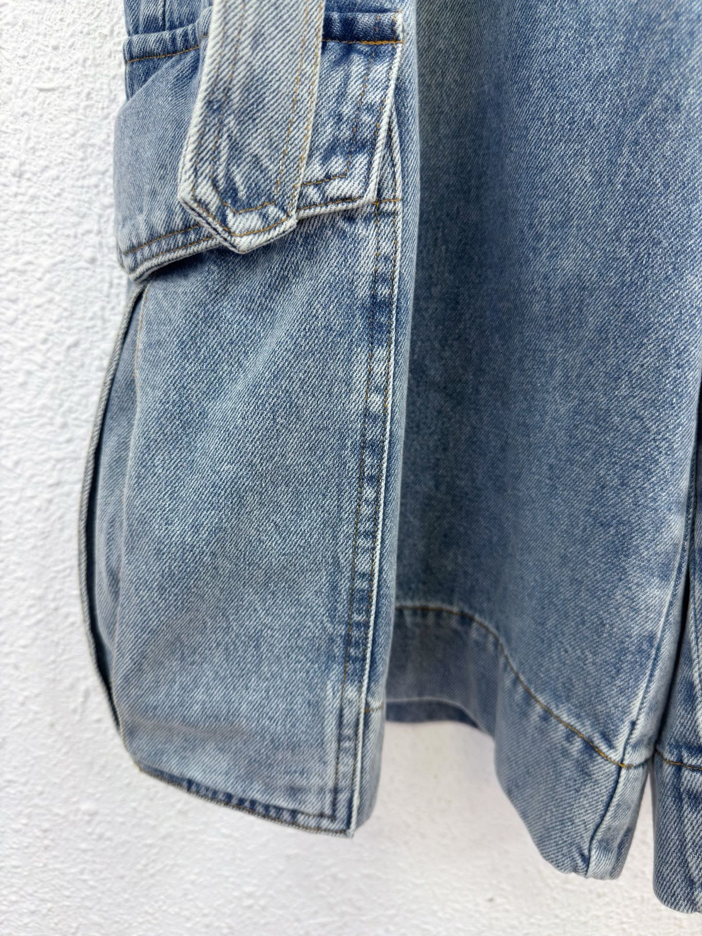 Trendy High-Waisted Wide Leg Jeans - 100% Cotton Denim Pants 9 i1746260377510 1605 0 6