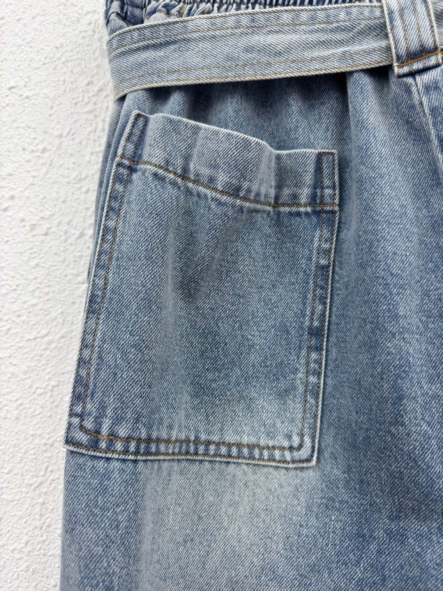 Trendy High-Waisted Wide Leg Jeans - 100% Cotton Denim Pants 10 i1746260377535 4463 0 7