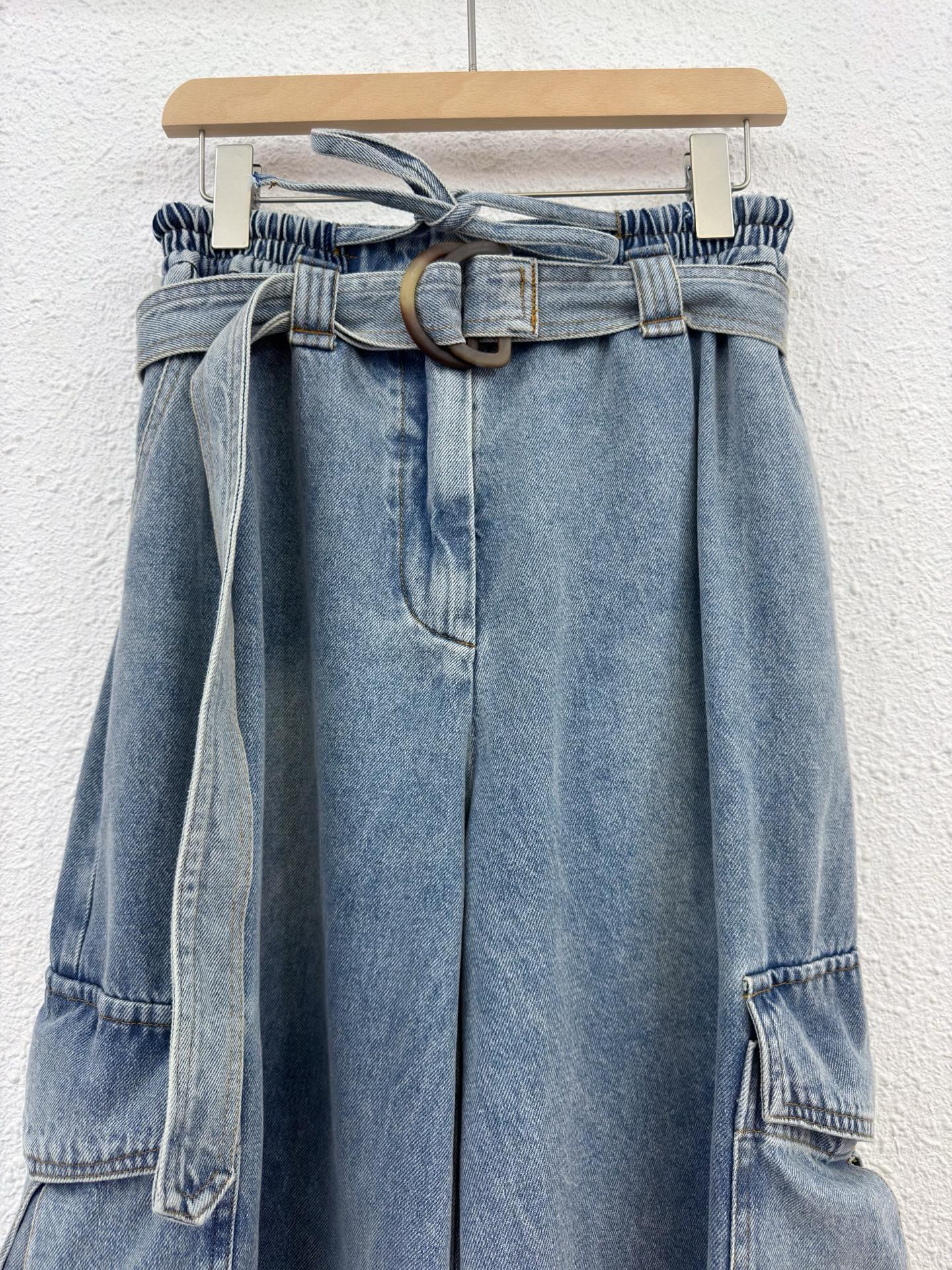 Trendy High-Waisted Wide Leg Jeans - 100% Cotton Denim Pants 3 i1746260377552 6780 0 1