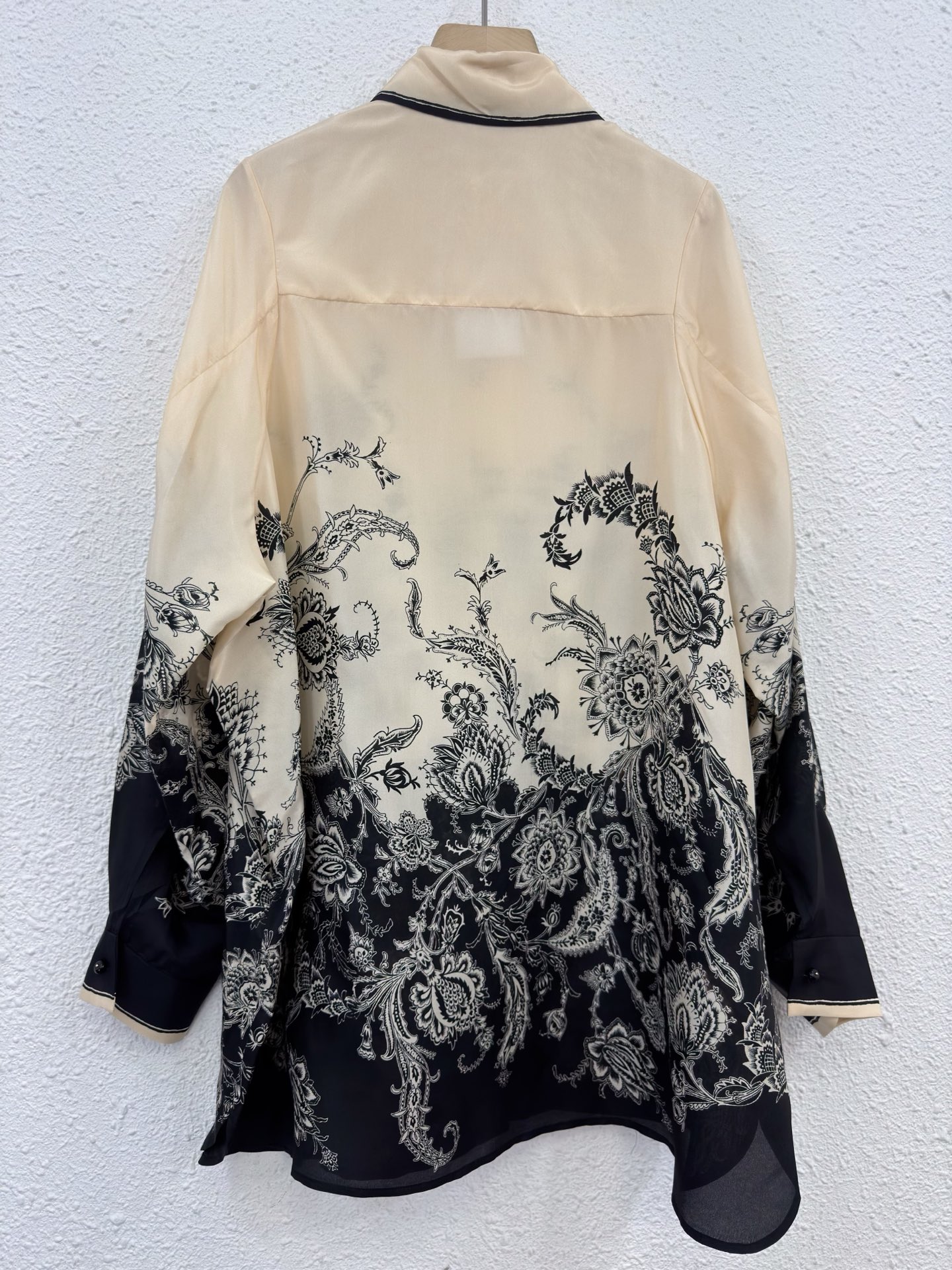 Elegant Silk Print Top & Wide Leg Pants Set - Luxurious Comfort, Timeless Style 4 i1746685895491 7885 0 2