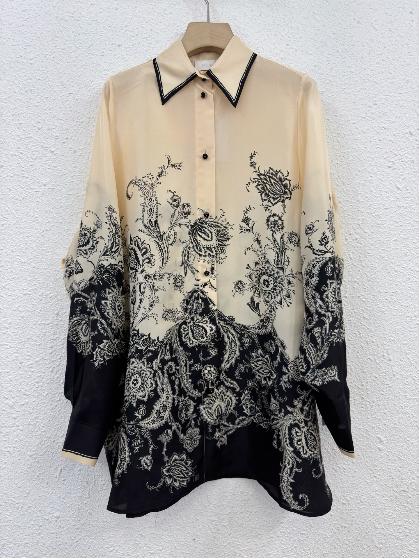 Elegant Silk Print Top & Wide Leg Pants Set - Luxurious Comfort, Timeless Style 3 i1746685895498 6920 0 1