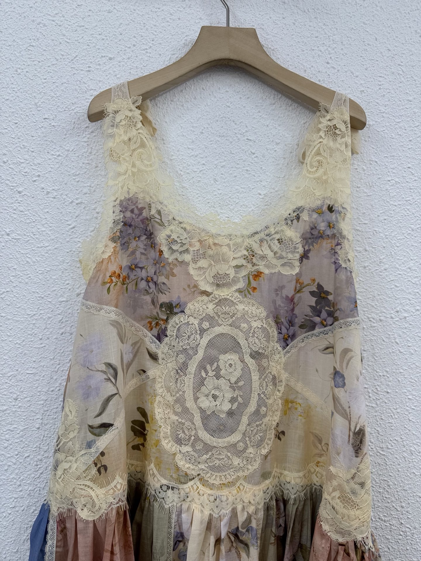 Elegant Lace & Floral Print Sundress with Shoulder Tie Straps - Chic & Comfortable 8 i1753164805838 3614 0 7