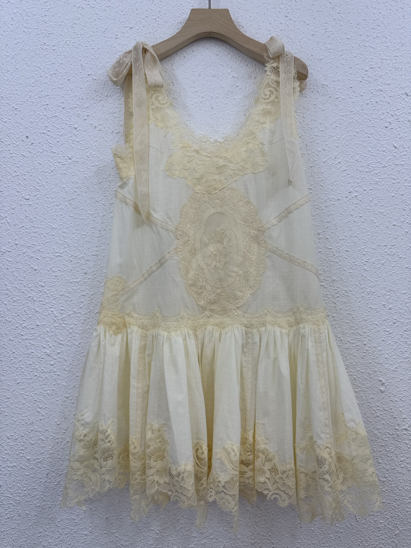 Elegant Lace Cotton Shoulder Strap Dress - Chic & Comfortable 5 i1753242137820 9251 0 0